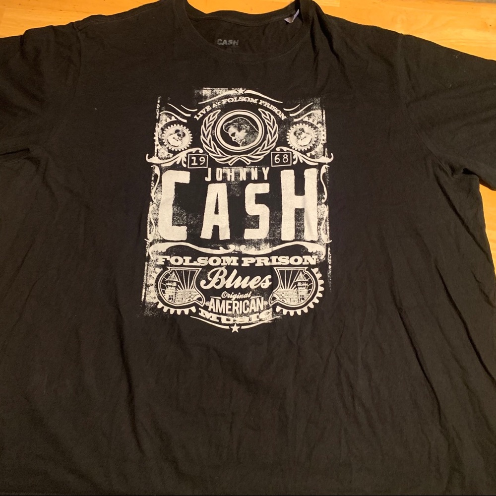 Johnny Cash 4XL olsom Prison Blues Black T-Shirt